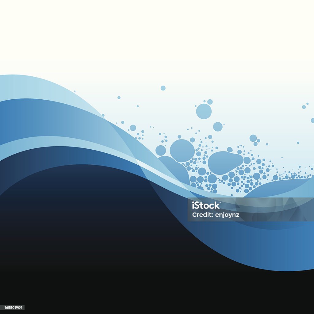 水の流れ - しぶきのロイヤリティフリーベクトルアート