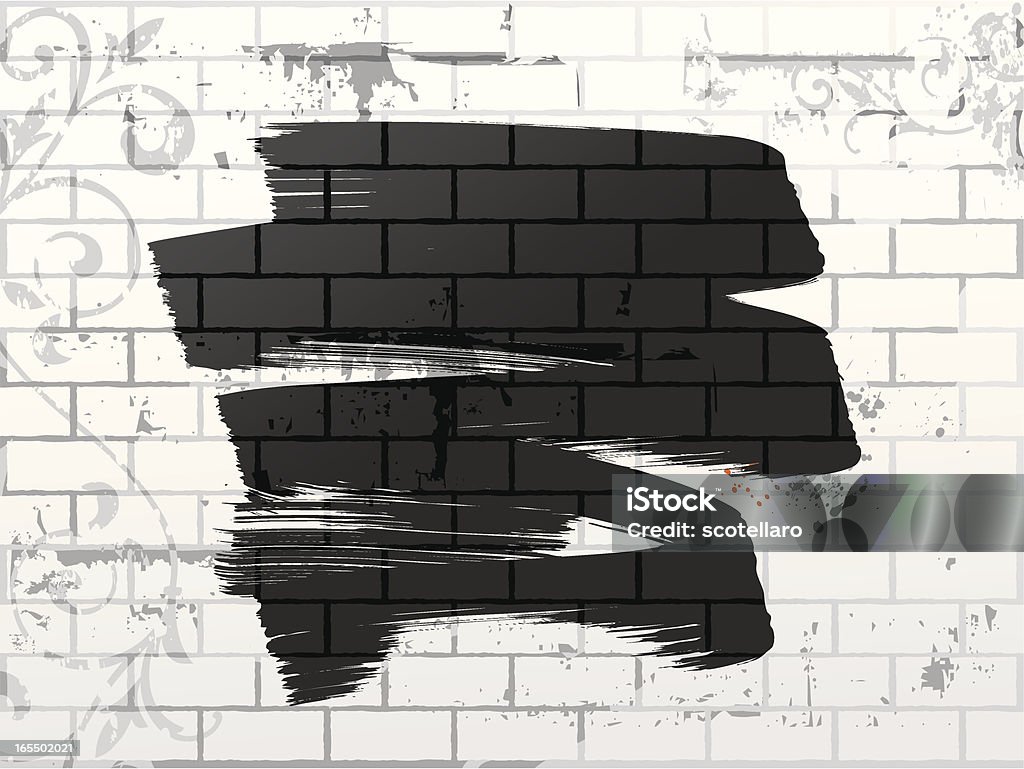 Fond muro - clipart vectoriel de Graffiti libre de droits