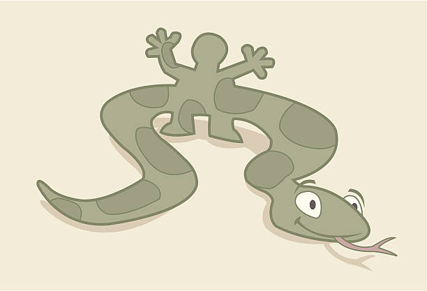 Snake Bit vector art illustration