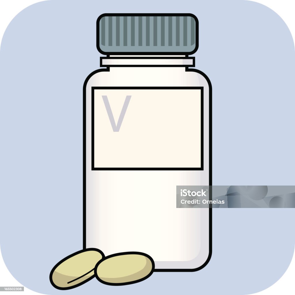 Vitamina pílulas - Vetor de Antibiotico royalty-free