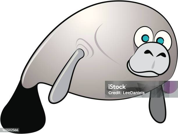 Vetores de Manatee Dos e mais imagens de Peixe-boi - Sirenia - Peixe-boi - Sirenia, Animal, Barbatana - Parte do corpo animal