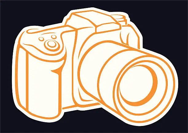 Vector illustration of camera