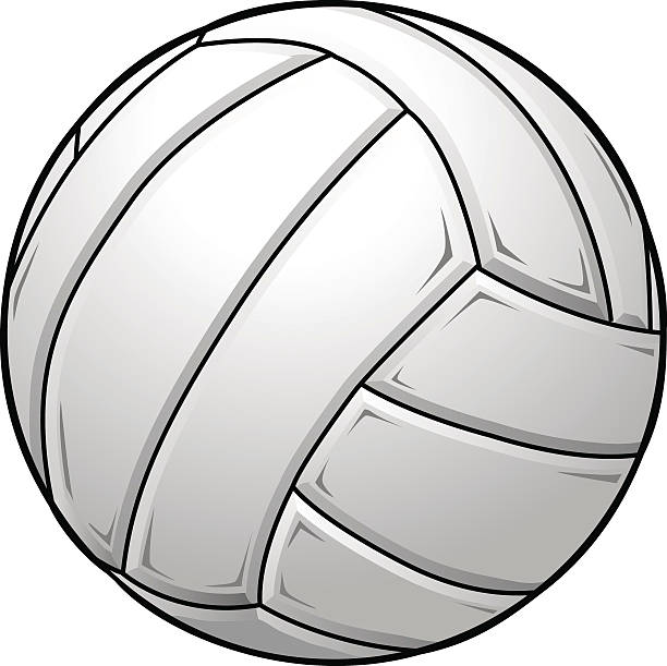 Volleyball – artystyczna grafika wektorowa