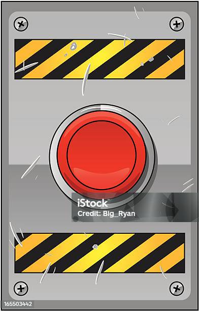 Emergency Button Stock Illustration - Download Image Now - Abstract, Accidents and Disasters, Chrome