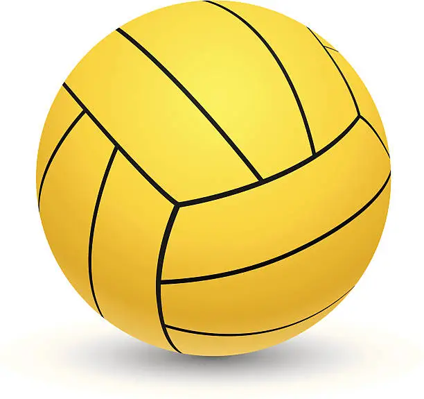 Vector illustration of Volleyball