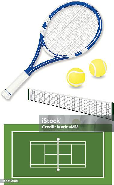 테니트 요소 테니스 라켓에 대한 스톡 벡터 아트 및 기타 이미지 - 테니스 라켓, 건강관리와 의술, 건강한 생활방식