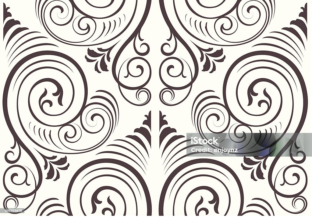 Seamless ornate wallpaper background Repeating ornate wallpaper. Will tile endlessly. Antique stock vector