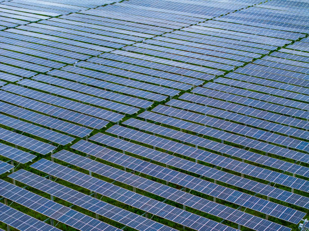 istock Photovoltaic panel aerial photography 1655036589