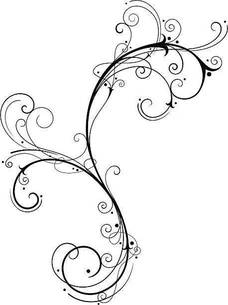 Vector illustration of Fine Filigree