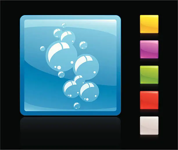 Vector illustration of Bubbles icon