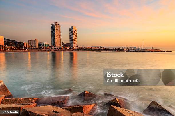 In The Sea Stock Photo - Download Image Now - Barcelona - Spain, Barceloneta Beach, Beach