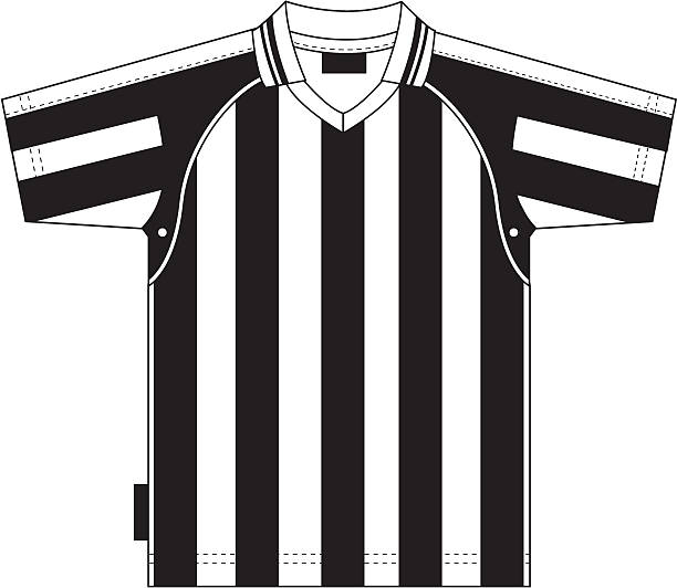 Football Soccer Shirt Striped vector art illustration