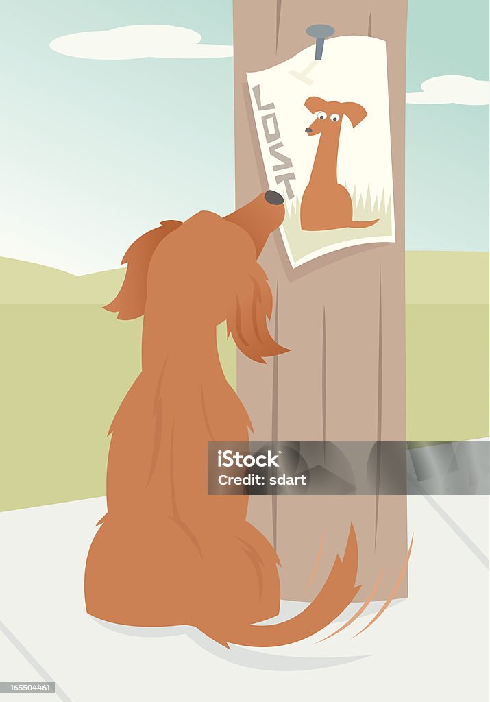Utracone Pies - Grafika wektorowa royalty-free (Bez ludzi)