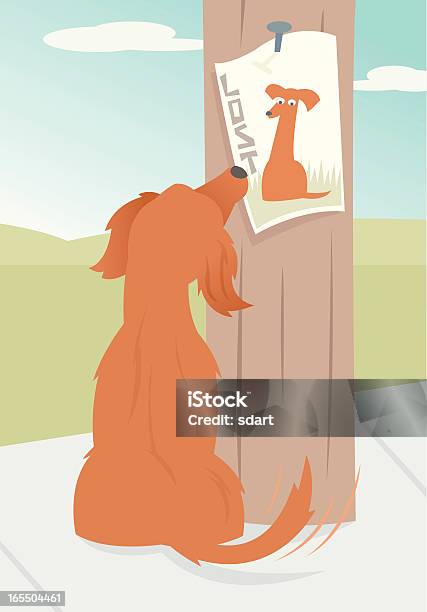 Utracone Pies - Stockowe grafiki wektorowe i więcej obrazów Bez ludzi - Bez ludzi, Dowcip rysunkowy, Grafika wektorowa