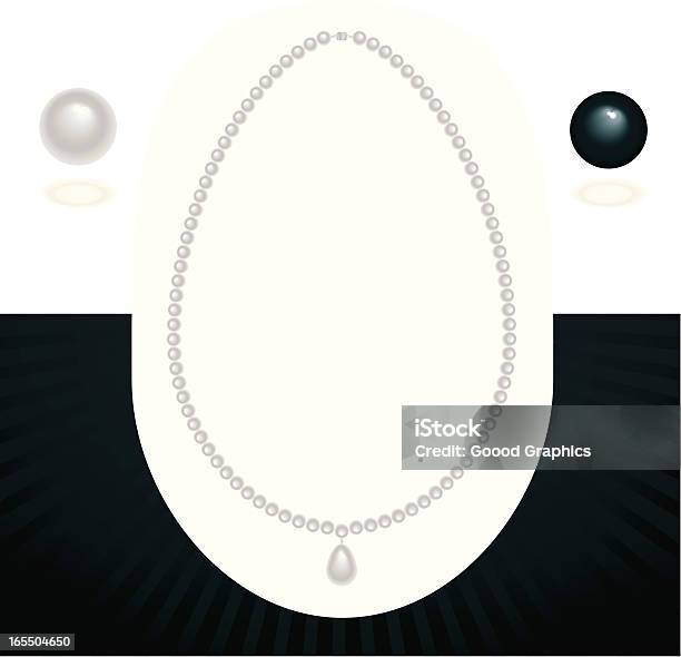 Perlenkette Stock Vektor Art und mehr Bilder von Accessoires - Accessoires, Dekoration, Edelstein