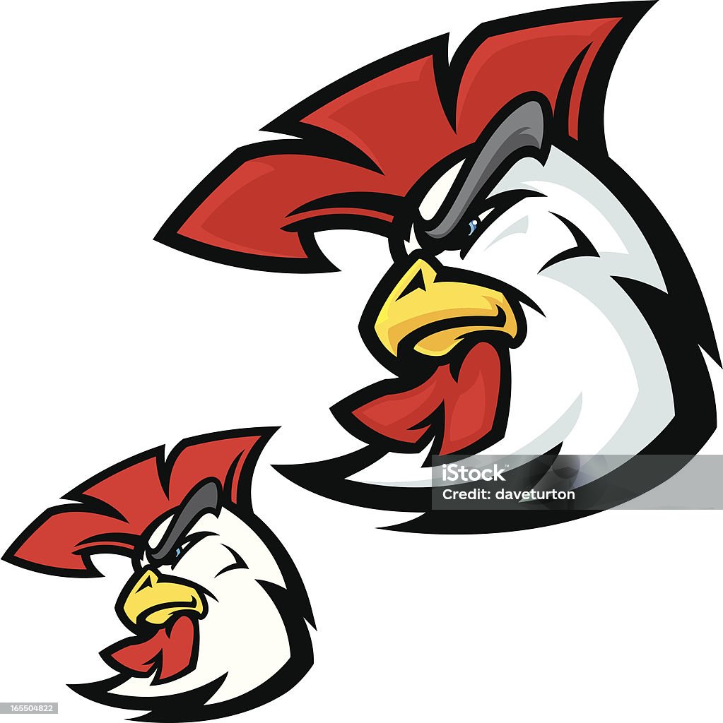 Rooster Head Profile This is profile chicken/rooster head. Provided in simple and multi color options. A Black & White version is also available for download. The file is provided in Illustrator CS2, version 8 EPS and a 12x12 inch 300dpi high-rez jpg. Black And White stock vector