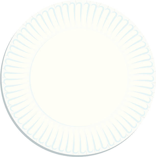 Paper Plate Paper Plate. Decorative and Graphic. Use it for a background or for an initial cap. Great for the picnic season. Check out my "Picnic and Grill" light box for more. paper plate stock illustrations
