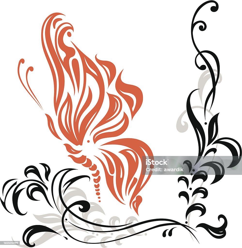 butterfly  Abstract stock vector