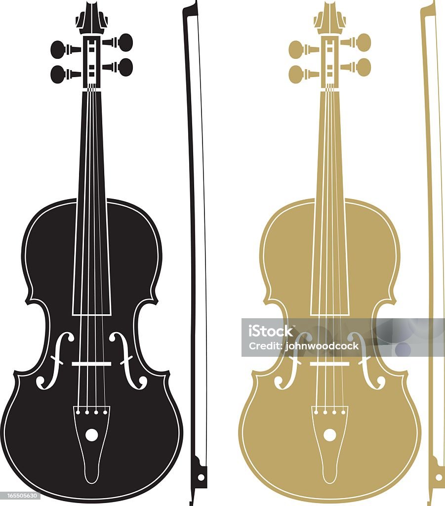 Violino - Vetor de Violino royalty-free