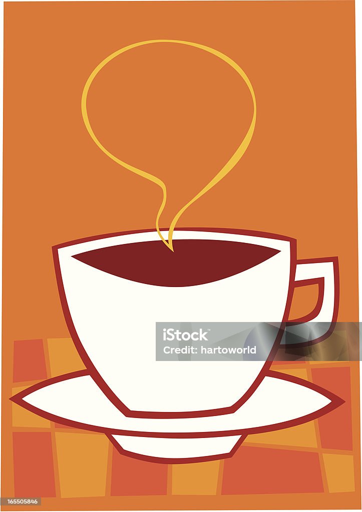 Горячего кофе - Векторная графика Безалкогольный напиток роялти-фри