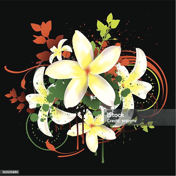 Тропические Цветы — стоковая векторная графика и другие изображения на тему Цветок - Цветок, Векторная графика, Взрывающийся