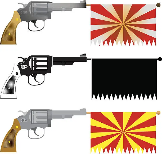 Vector illustration of Pop Gun