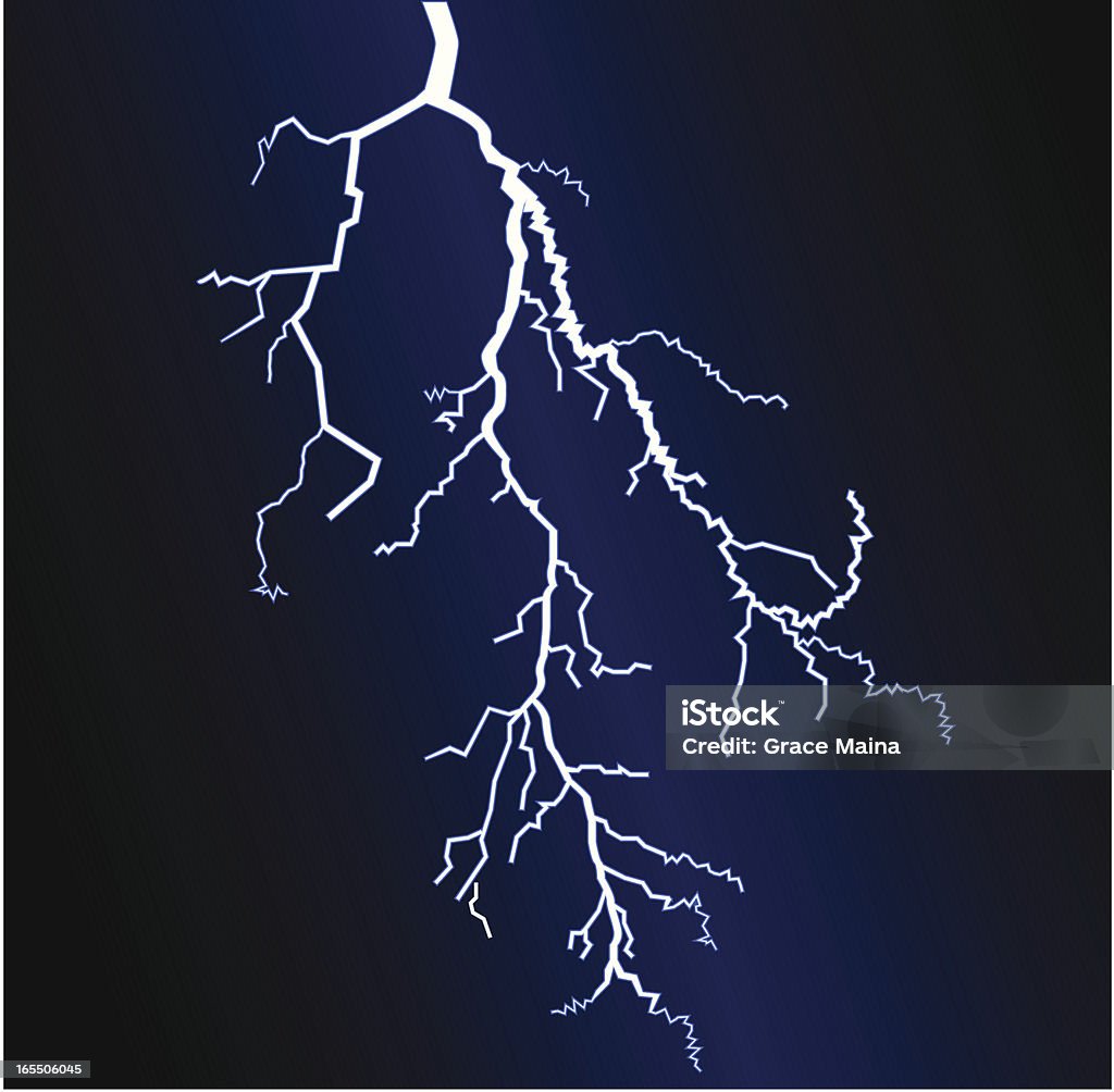 Lightning-벡터 - 로열티 프리 갈라진 번개 벡터 아트