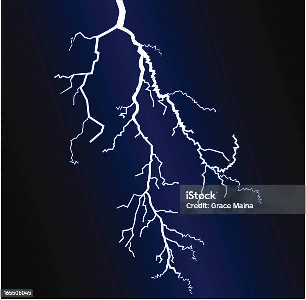 Lightning벡터 갈라진 번개에 대한 스톡 벡터 아트 및 기타 이미지 - 갈라진 번개, 전기-연료 및 전력 생산, 채널 바꾸기