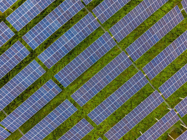 istock Photovoltaic panel aerial photography 1655068763