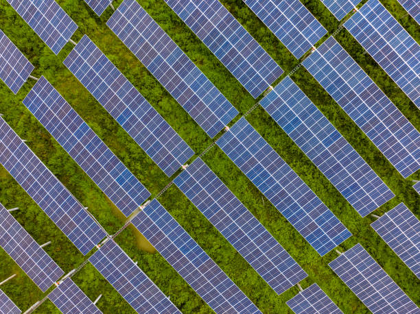 istock Photovoltaic panel aerial photography 1655068764