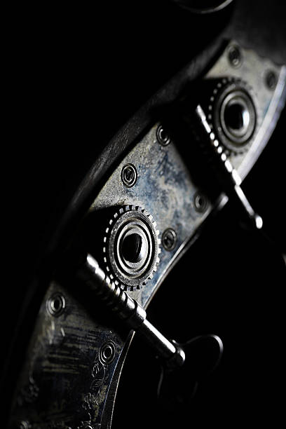 istock Vintage double bass head 165507741