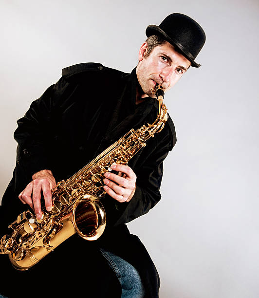 istock Alto Saxophone Player, Jazz Musician 165508060