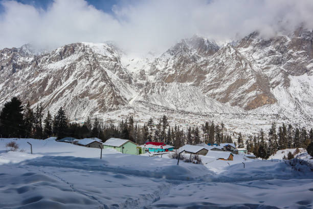 istock Winter Wonderland: Naltar Valley Blanketed in Snow 1655092622