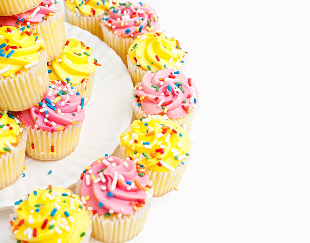 istock Pretty Gourmet Cupcakes, Desserts With Icing 165509994