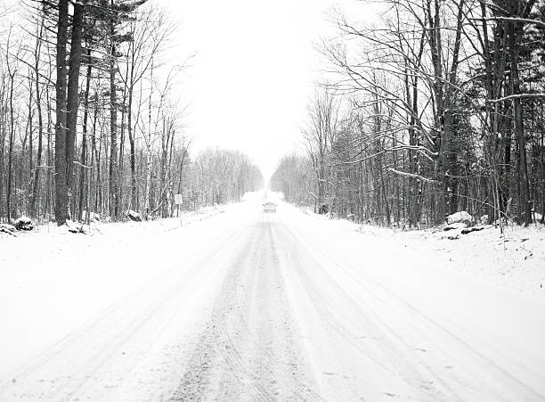 istock Winter Landscape, Car and Road 165510962