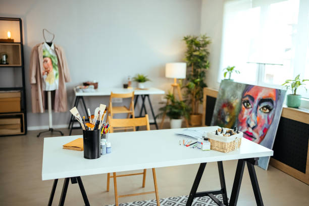 istock Studio of successful artist 1655110352