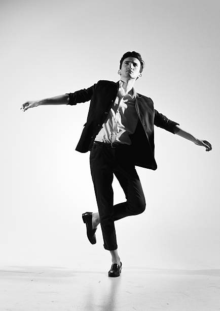 istock Film Noir, Urban Chic, Young Man in Studio 165511281