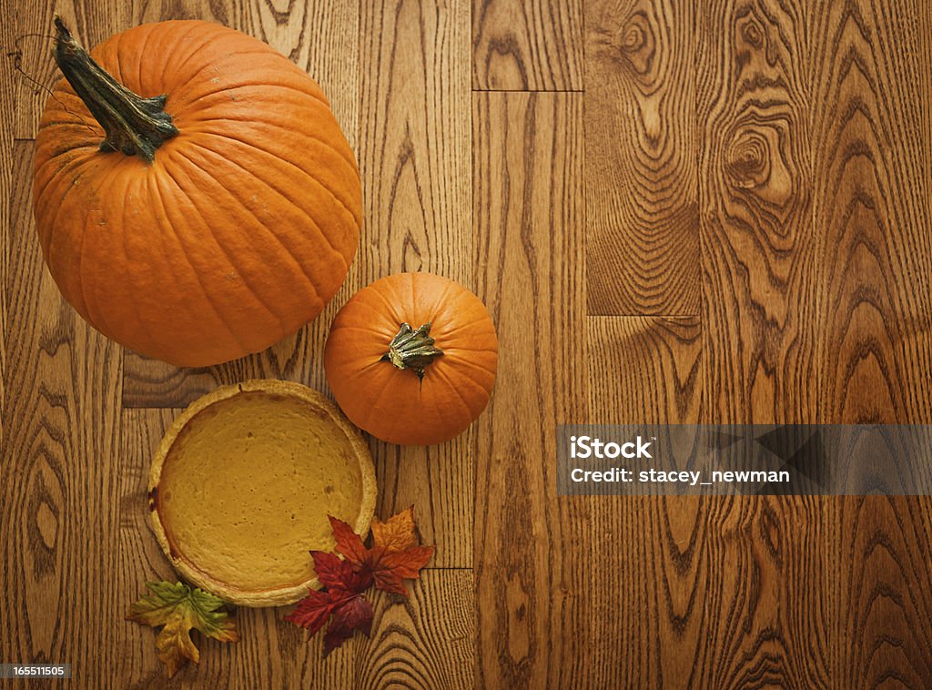 Del Día de Acción de Gracias caseras tarta de calabaza - Foto de stock de Tarta de calabaza libre de derechos