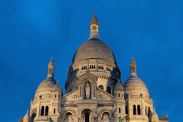 istock Nightfall in the sacre coeur, Montmartre, Paris 165511968