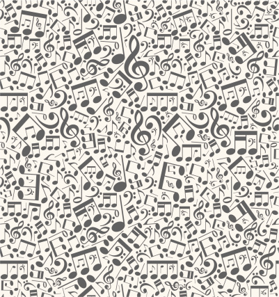 background of the musical notes.concept of musical creativity