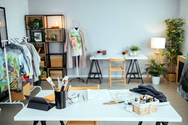 istock Studio of successful artist 1655131015
