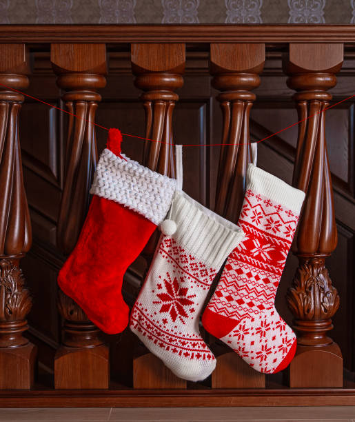 istock Christmas stockings  gifts 1655150866