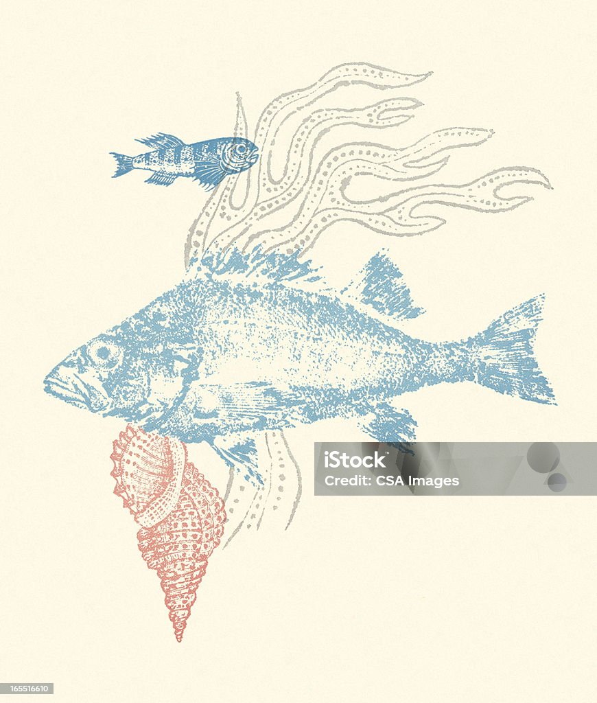 Подводный рыба - Стоковые иллюстрации Без людей роялти-фри