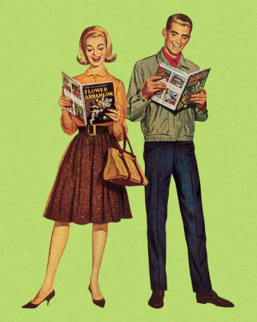 istock Two People Reading Hobby Books 165517442