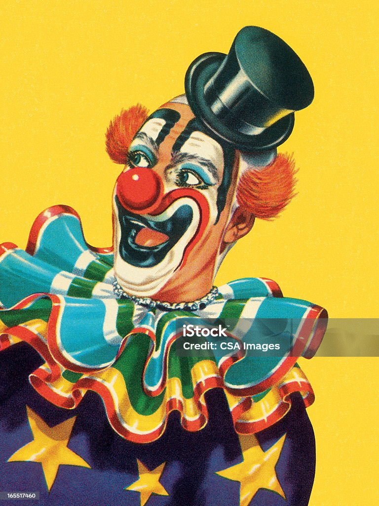 Happy Clown - Lizenzfrei Zirkusveranstaltung Stock-Illustration