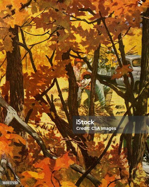베스키드 산의 가을 숲 가을에 대한 스톡 벡터 아트 및 기타 이미지 - 가을, 계절, 나무