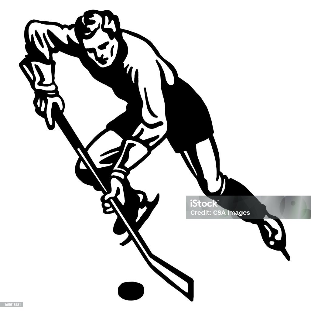 Hockey Player by CSA Images