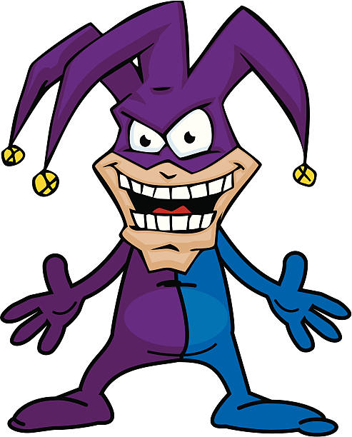 Funny Court Jester Stock Illustration - Download Image Now