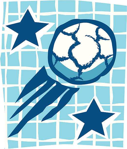 Soccer Team vector art illustration