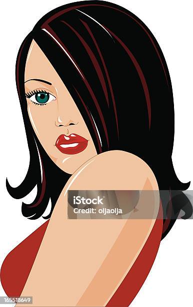 Pretty Girl Stock Illustration - Download Image Now - Adult, Beautiful People, Beauty